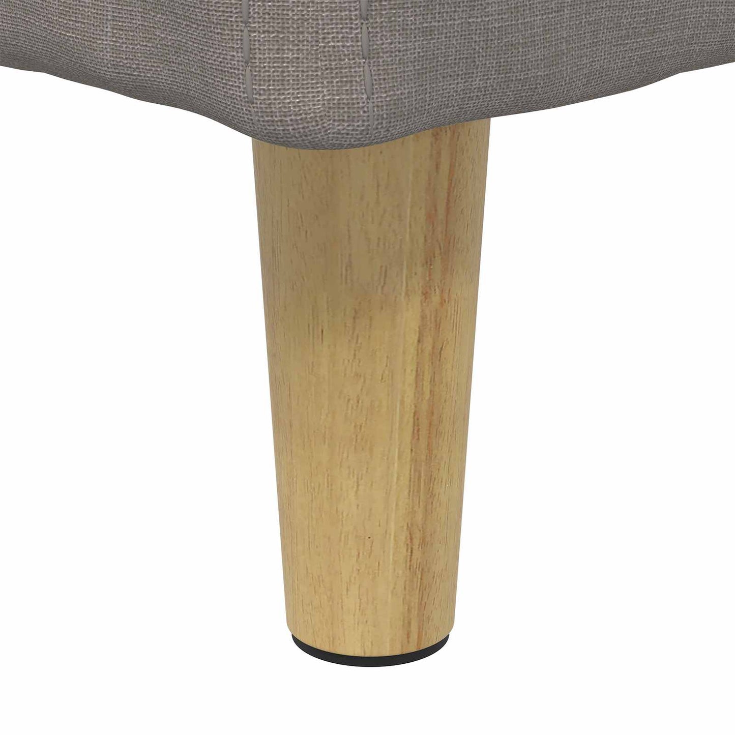 vidaXL Οθωμανικό αποθήκευσης με μαξιλάρι Taupe 40 x 40 x 45 cm ύφασμα