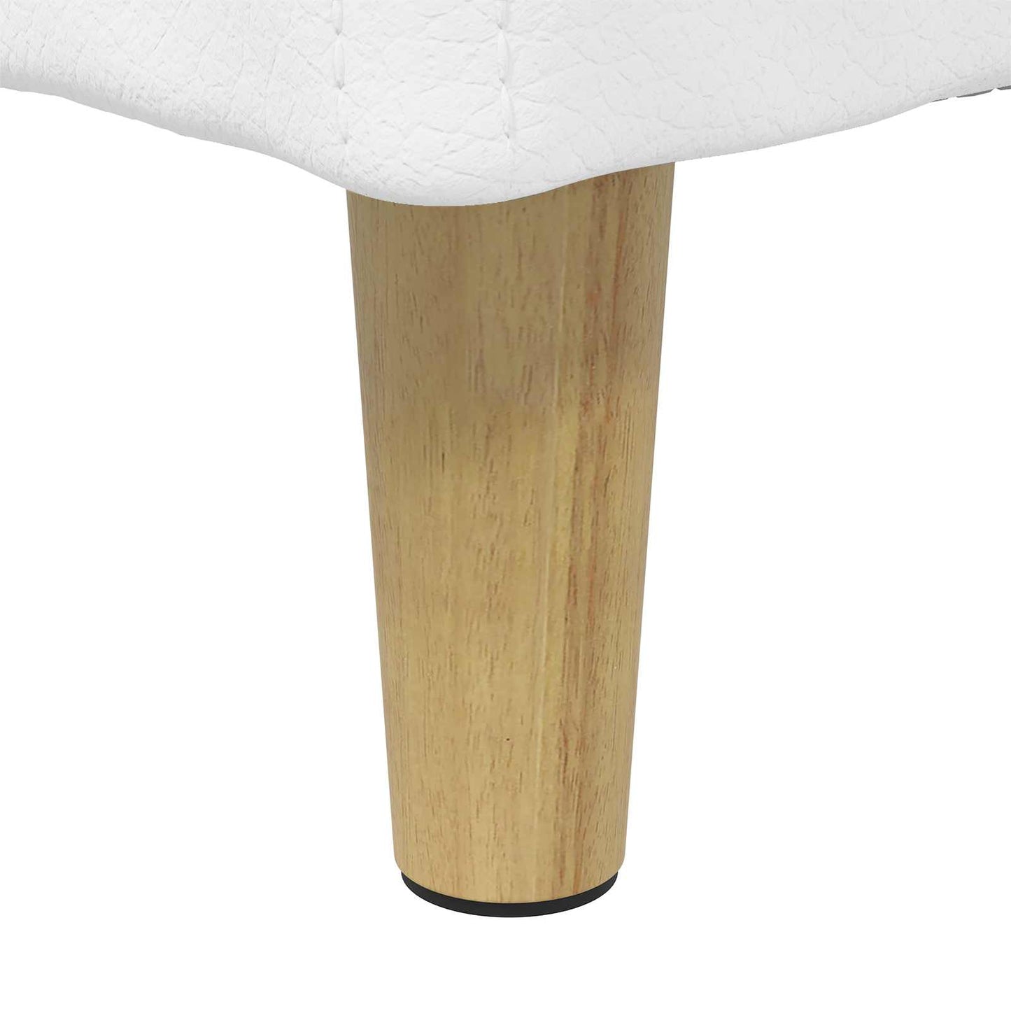 vidaXL Οθωμανικό αποθήκευσης Λευκός 80 x 80 x 45 cm Τεχνητό δέρμα