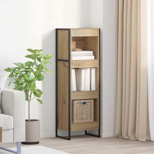 vidaXL Βιβλιοθήκη Καρυδιά Χειροποίητης Εργασίας 80 x 30 x 155 εκ