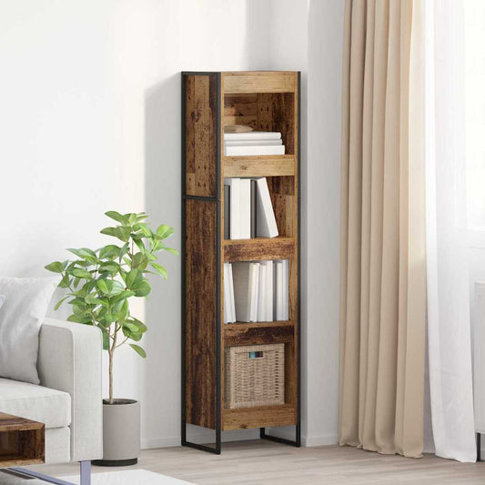 vidaXL Βιβλιοθήκη Παλιό Ξύλο 80 x 30 x 155 εκ Επεξεργασμένο ξύλο