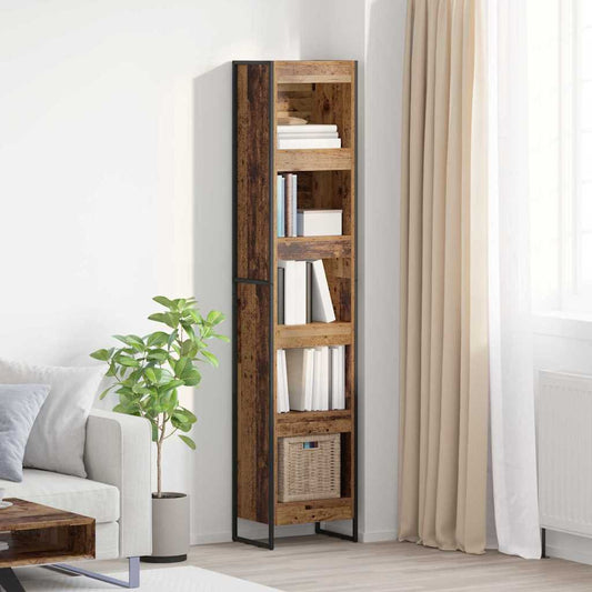 vidaXL Βιβλιοθήκη Παλιό Ξύλο 80 x 30 x 155 εκ Επεξεργασμένο ξύλο