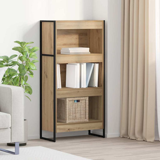 vidaXL Βιβλιοθήκη Καρυδιά Χειροποίητης Εργασίας 80 x 30 x 155 εκ