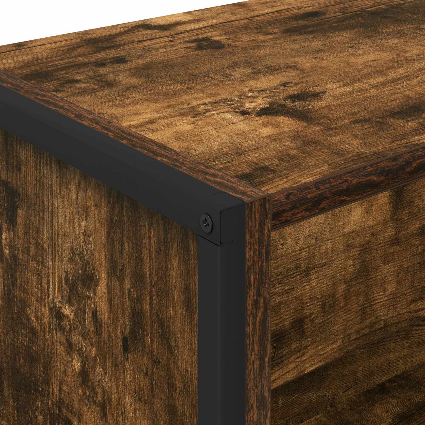 vidaXL Βιβλιοθήκη Καπνιστό Δρύς 80 x 30 x 155 εκ Επεξεργασμένο ξύλο