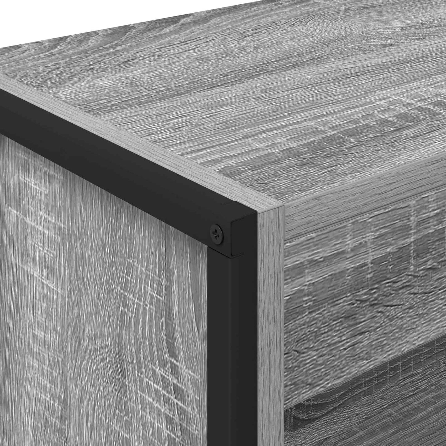 vidaXL Βιβλιοθήκη Γκρίζο Σονομα 80 x 30 x 155 εκ Επεξεργασμένο ξύλο