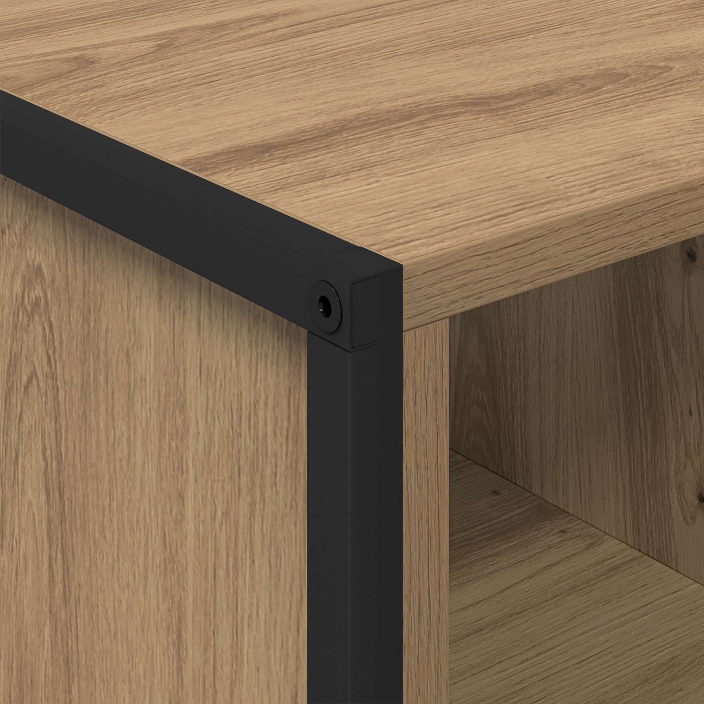 vidaXL Τραπεζάκι σαλονιού Καρυδιά Χειροποίητης Εργασίας