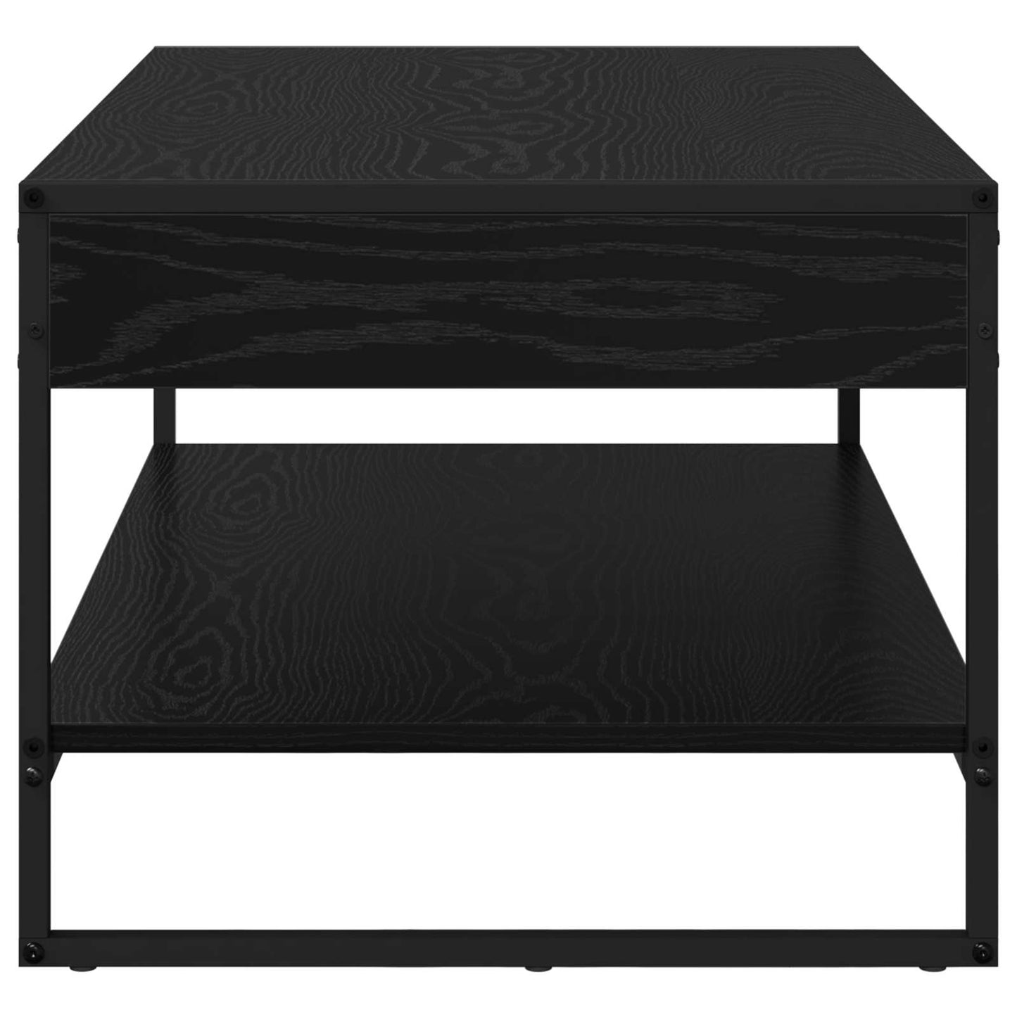 vidaXL Τραπεζάκι σαλονιού Μαύρη Οξυά 80 x 50 x 40 cm