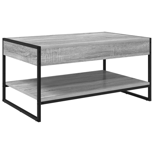 vidaXL Τραπεζάκι σαλονιού Γκρίζο Σονομα 80 x 50 x 40 cm