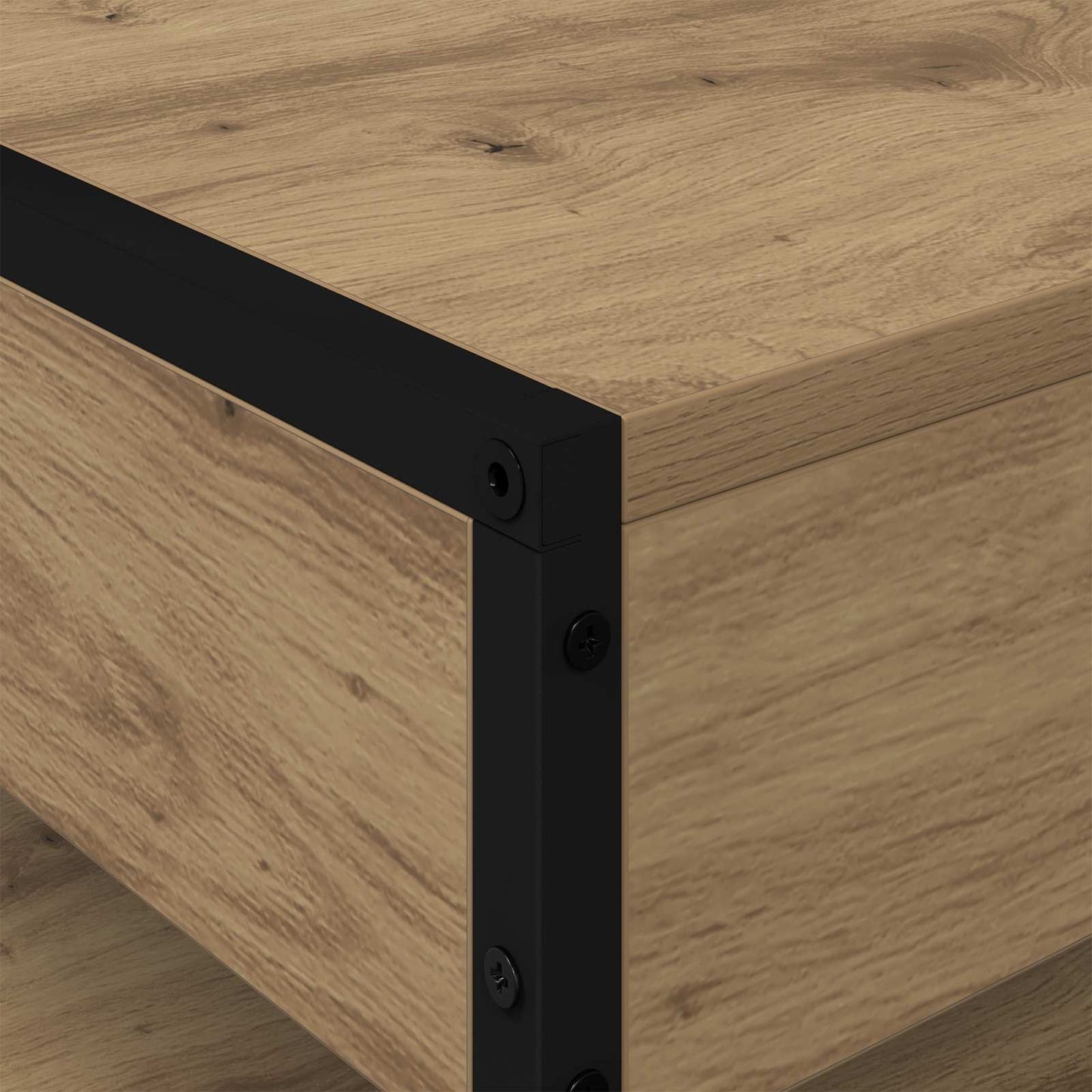 vidaXL Τραπεζάκι σαλονιού Καρυδιά Χειροποίητης Εργασίας