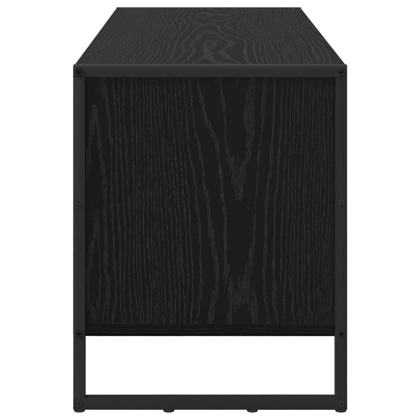 vidaXL Ντουλάπα Παπουτσιών με αποθήκευση Μαύρη Οξυά 60 x 35 x 44 εκ.