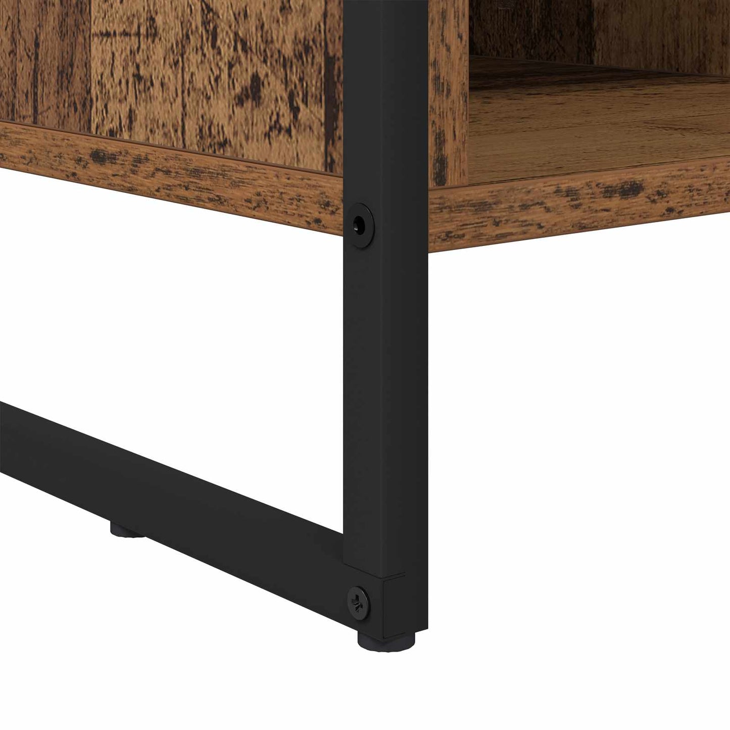 vidaXL Ντουλάπα Παπουτσιών με αποθήκευση Παλιό Ξύλο 60 x 35 x 44 εκ.