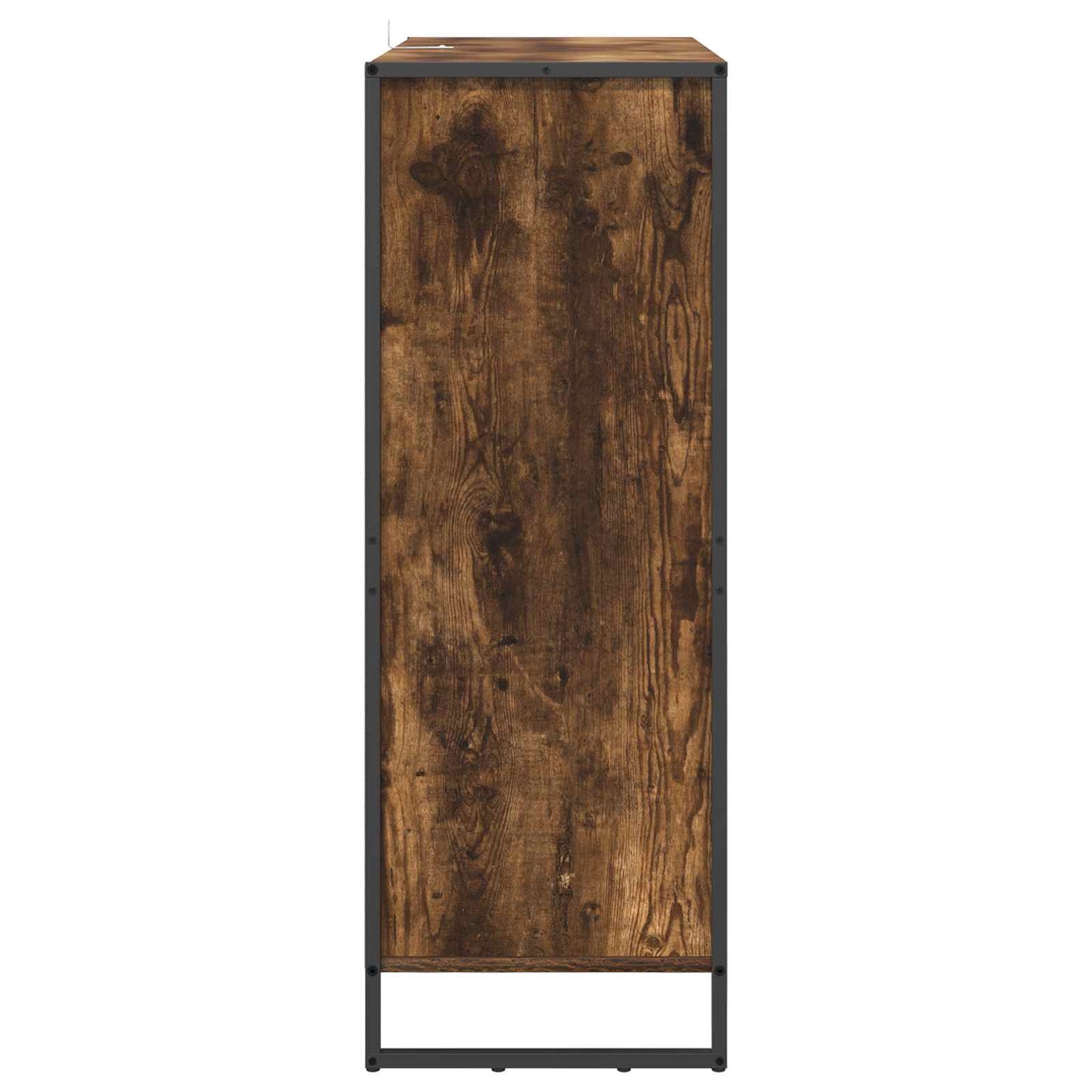 vidaXL Ντουλάπα Παπουτσιών με πόρτα Καπνιστό Δρύς 79 x 36 x 100 εκ.