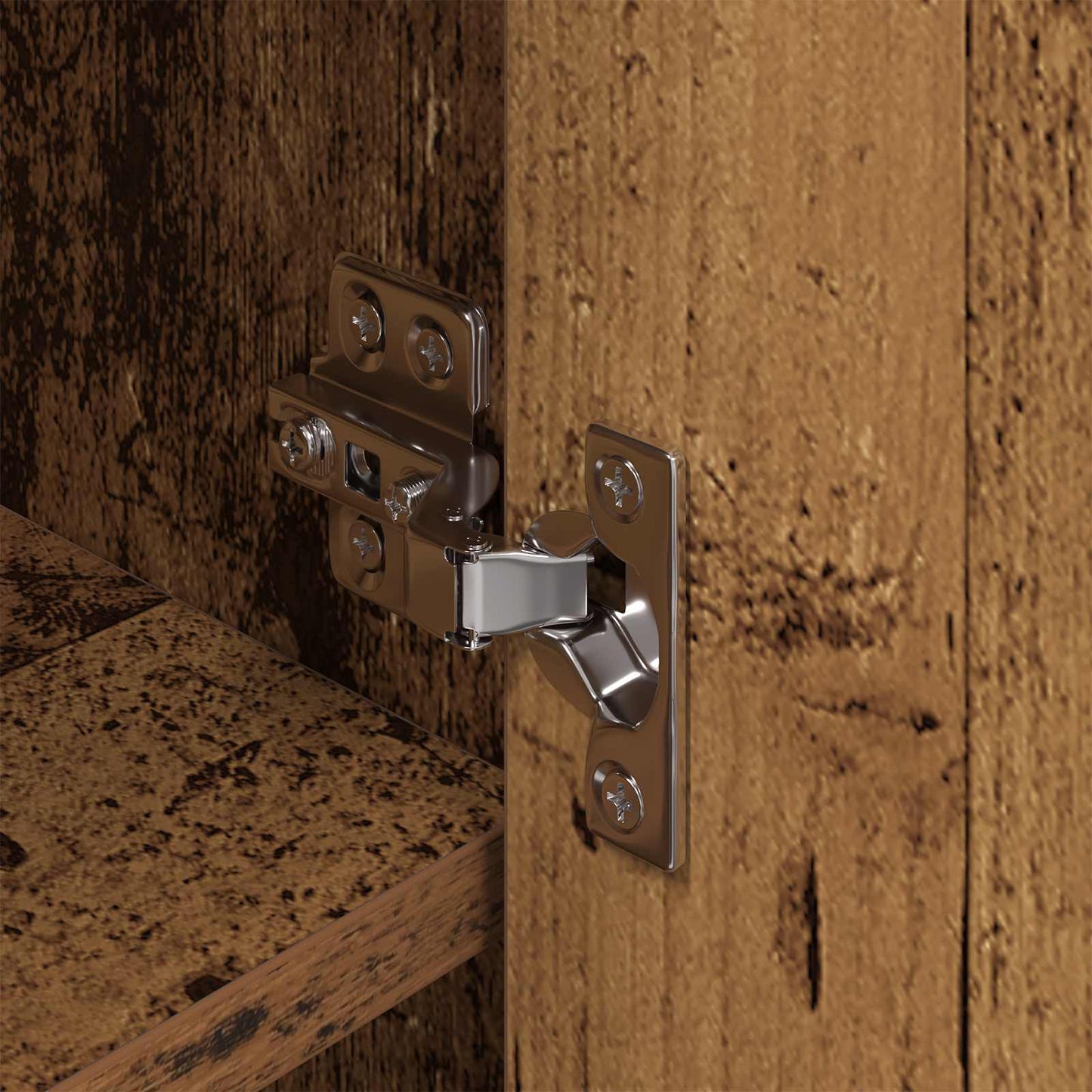 vidaXL Ντουλάπα Παπουτσιών με αποθήκευση Παλιό Ξύλο 79 x 36 x 100 εκ.