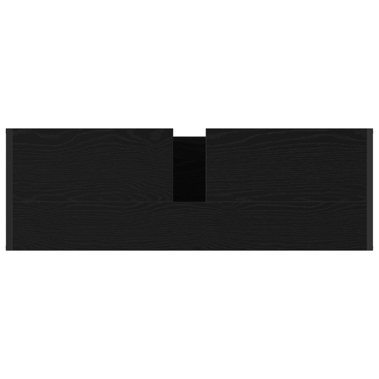 vidaXL Ντουλάπι Μπάνιου Μαύρη Οξυά 90 x 30 x 60 cm Επεξεργασμένο ξύλο