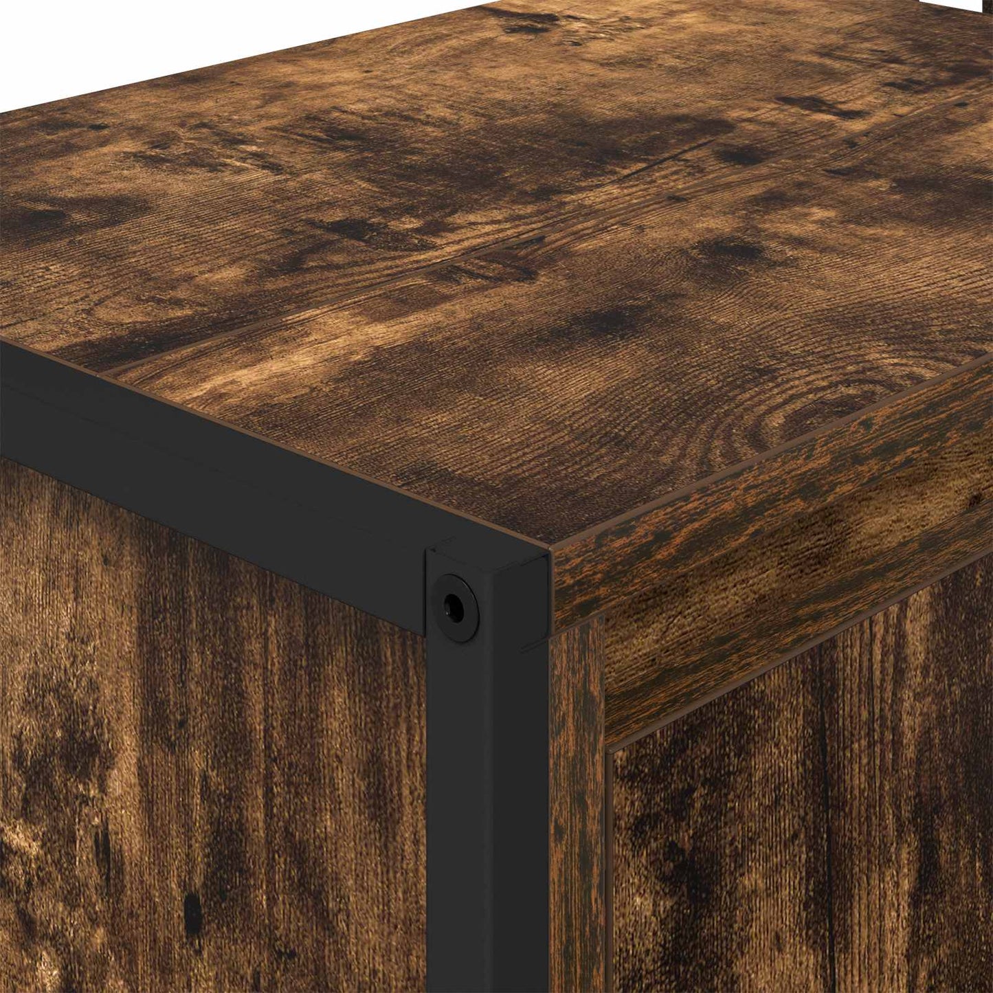 vidaXL Ντουλάπι Μπάνιου με αποθήκευση Καπνιστό Δρύς 60 x 30 x 60 cm