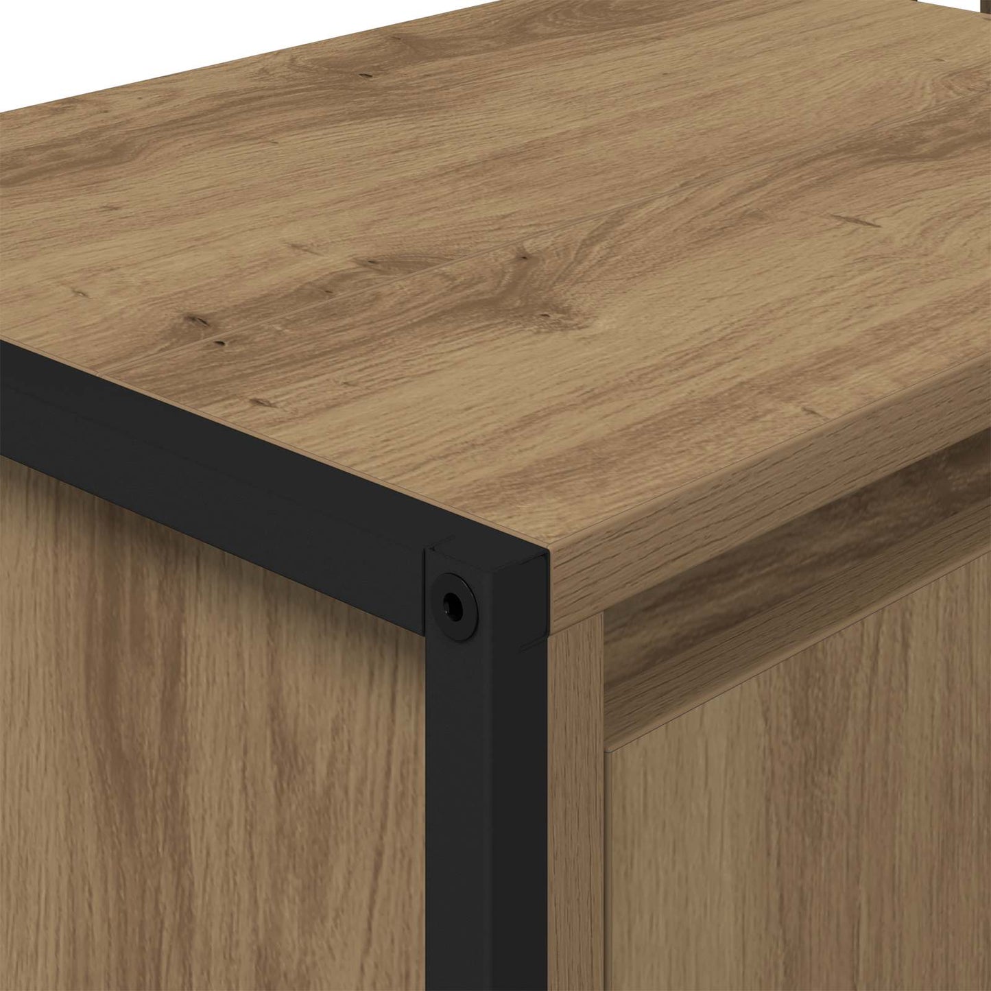 vidaXL Ντουλάπι Μπάνιου Καρυδιά Χειροποίητης Εργασίας 60 x 30 x 60 cm