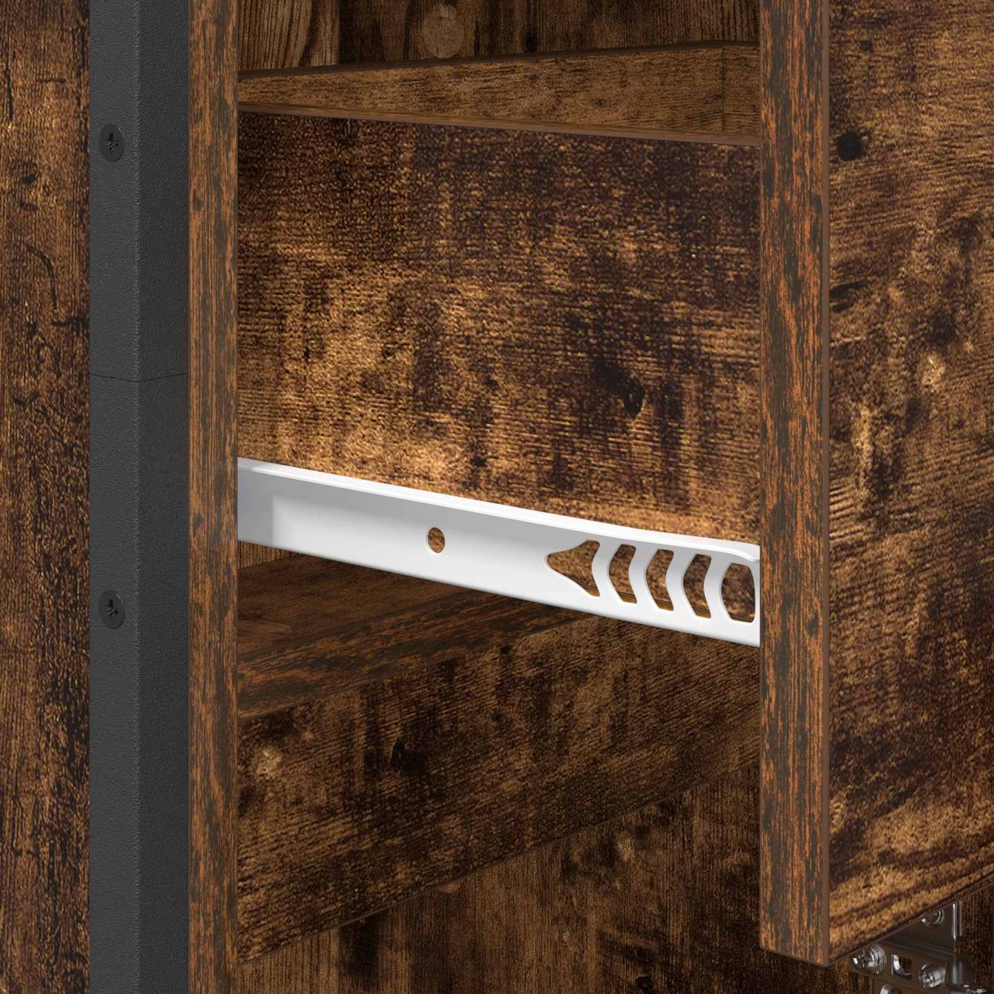 vidaXL Ντουλάπι Μπάνιου με συρτάρι Καπνιστό Δρύς 40 x 30 x 100 εκ