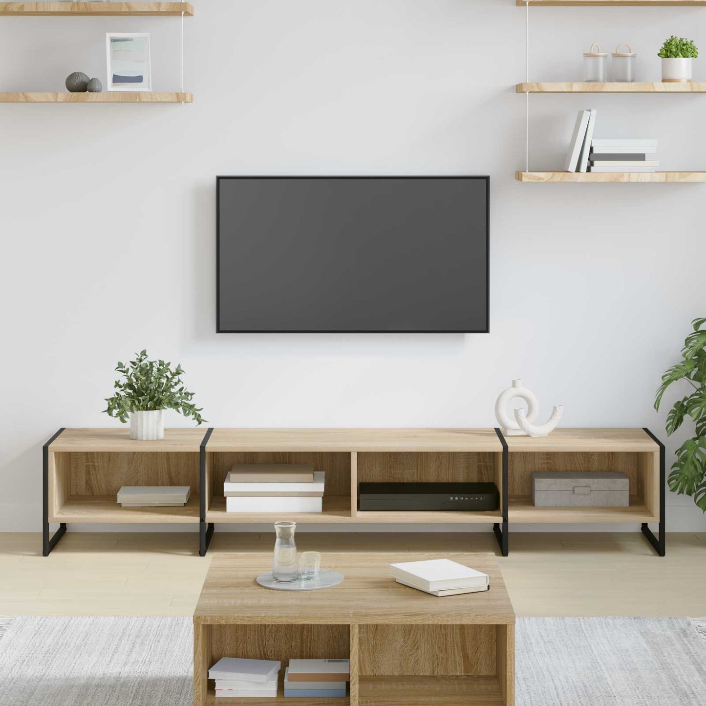 vidaXL Ντουλάπι TV Σονόμα 170.5 x 36 x 30.5 εκ Επεξεργασμένο ξύλο