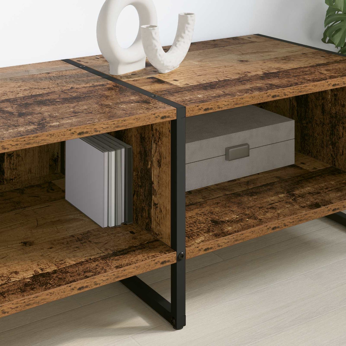 vidaXL Ντουλάπι TV Παλιό Ξύλο 170.5 x 36 x 30.5 εκ Επεξεργασμένο ξύλο