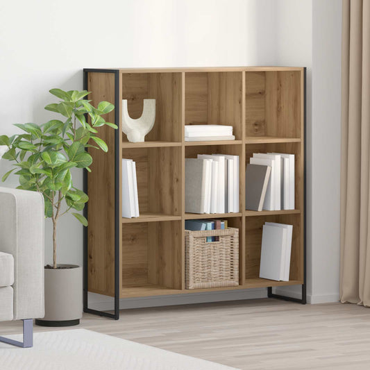vidaXL Βιβλιοθήκη Καρυδιά Χειροποίητης Εργασίας 99.5 x 30 x 108.5 εκ