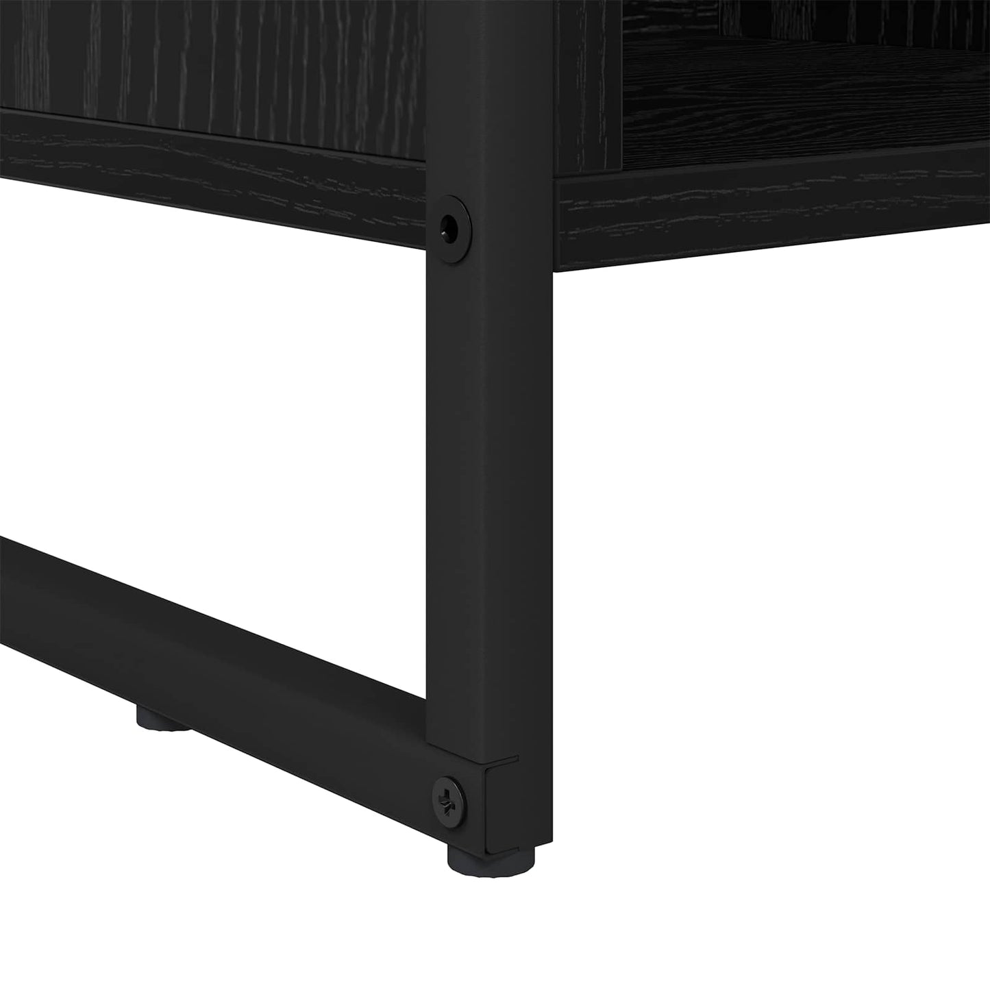 vidaXL Βιβλιοθήκη Μαύρη Οξυά 99.5 x 30 x 108.5 εκ Επεξεργασμένο ξύλο