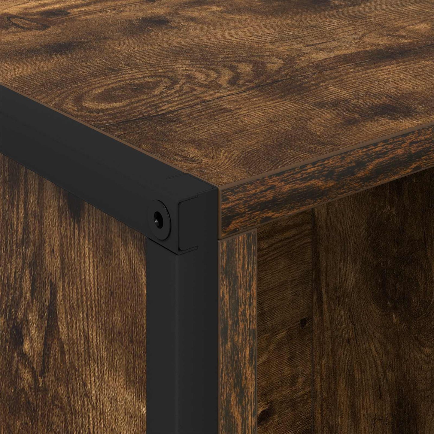 vidaXL Βιβλιοθήκη Καπνιστό Δρύς 99.5 x 30 x 108.5 εκ