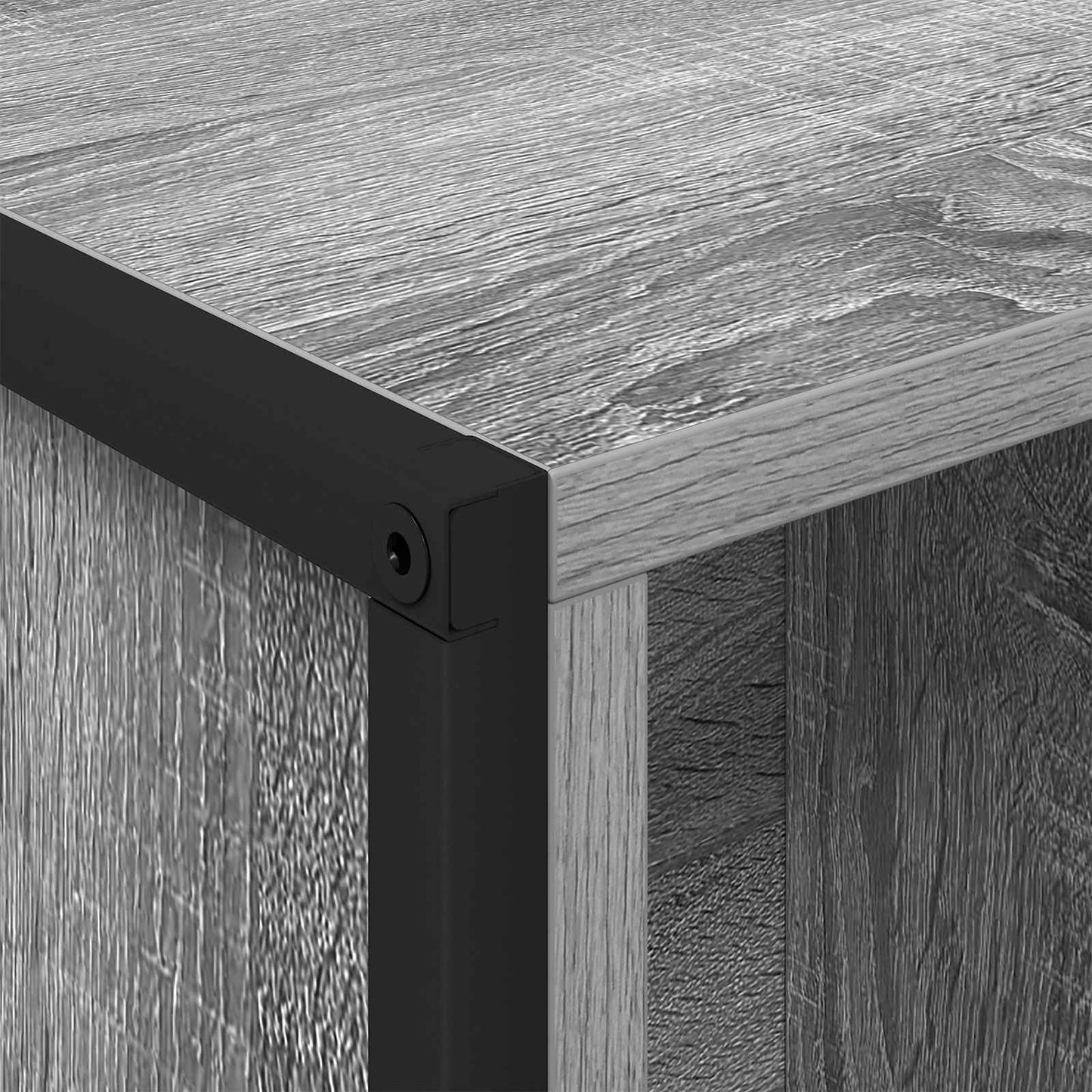 vidaXL Βιβλιοθήκη Γκρίζο Σονομα 99.5 x 30 x 108.5 εκ