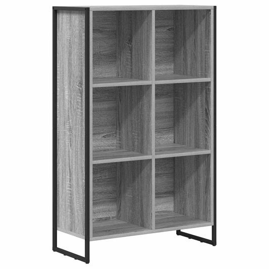vidaXL Βιβλιοθήκη Γκρίζο Σονομα 99.5 x 30 x 108.5 εκ