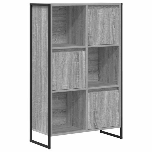 vidaXL Βιβλιοθήκη Γκρίζο Σονομα 68 x 30 x 108.5 εκ. Επεξεργασμένο ξύλο