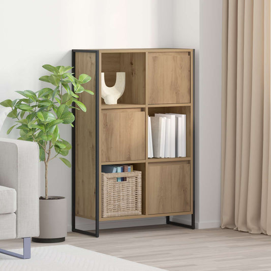 vidaXL Βιβλιοθήκη Καρυδιά Χειροποίητης Εργασίας 68 x 30 x 108.5 εκ.