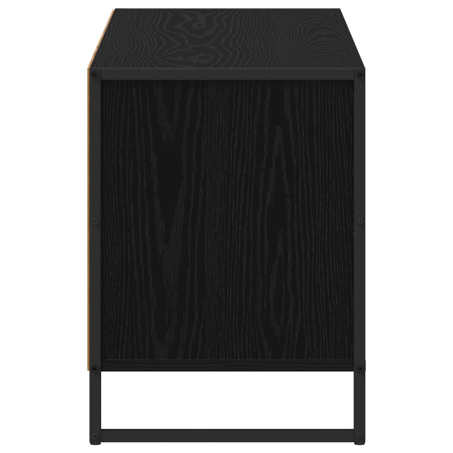 vidaXL Ντουλάπι TV Μαύρη Οξυά 100 x 36 x 49,5 εκ Επεξεργασμένο ξύλο