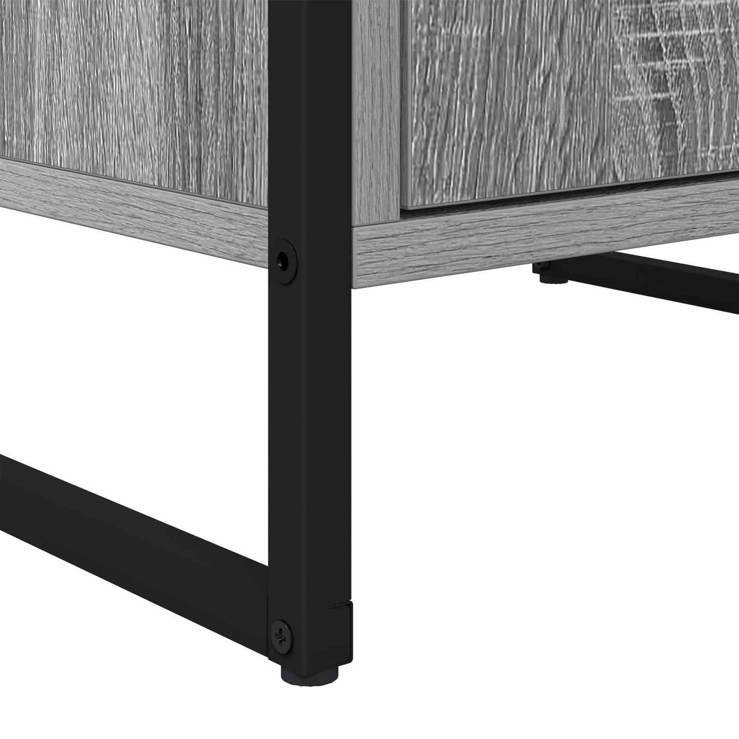 vidaXL Πλαϊνό γραφείο Γκρίζο Σονομα 43 x 36 x 75,5 εκ.