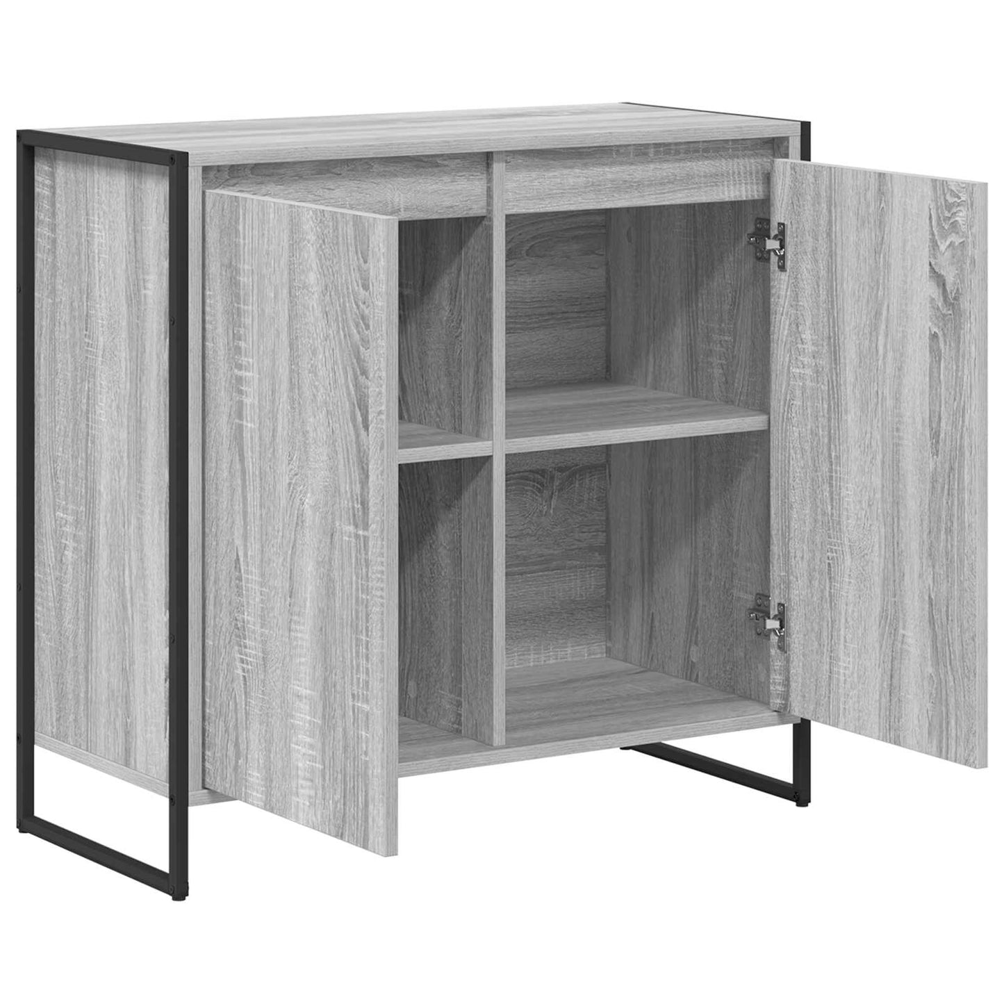 vidaXL Βοηθητικό ντουλάπι Γκρίζο Σονομα 79 x 36 x 75 εκ