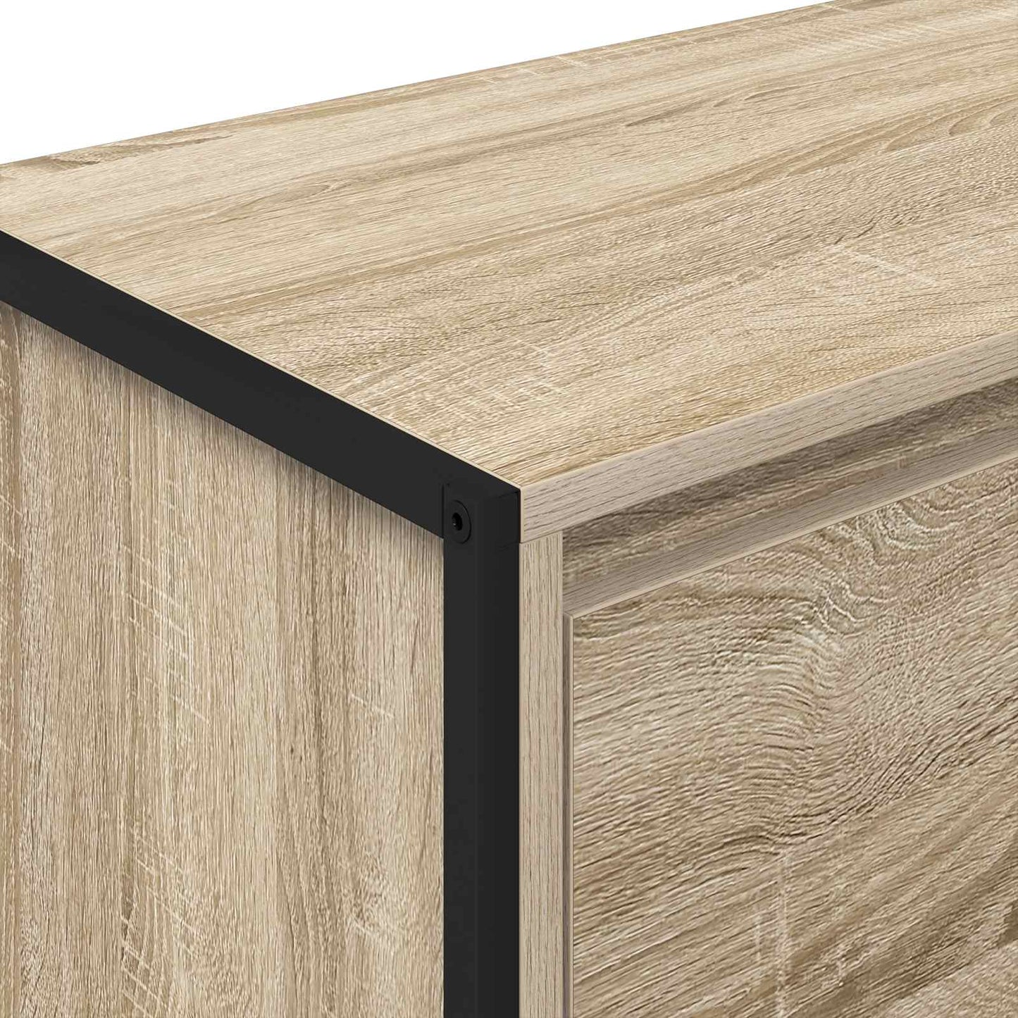vidaXL Βοηθητικό ντουλάπι Σονόμα 96,5 x 30 x 75 εκ Επεξεργασμένο ξύλο