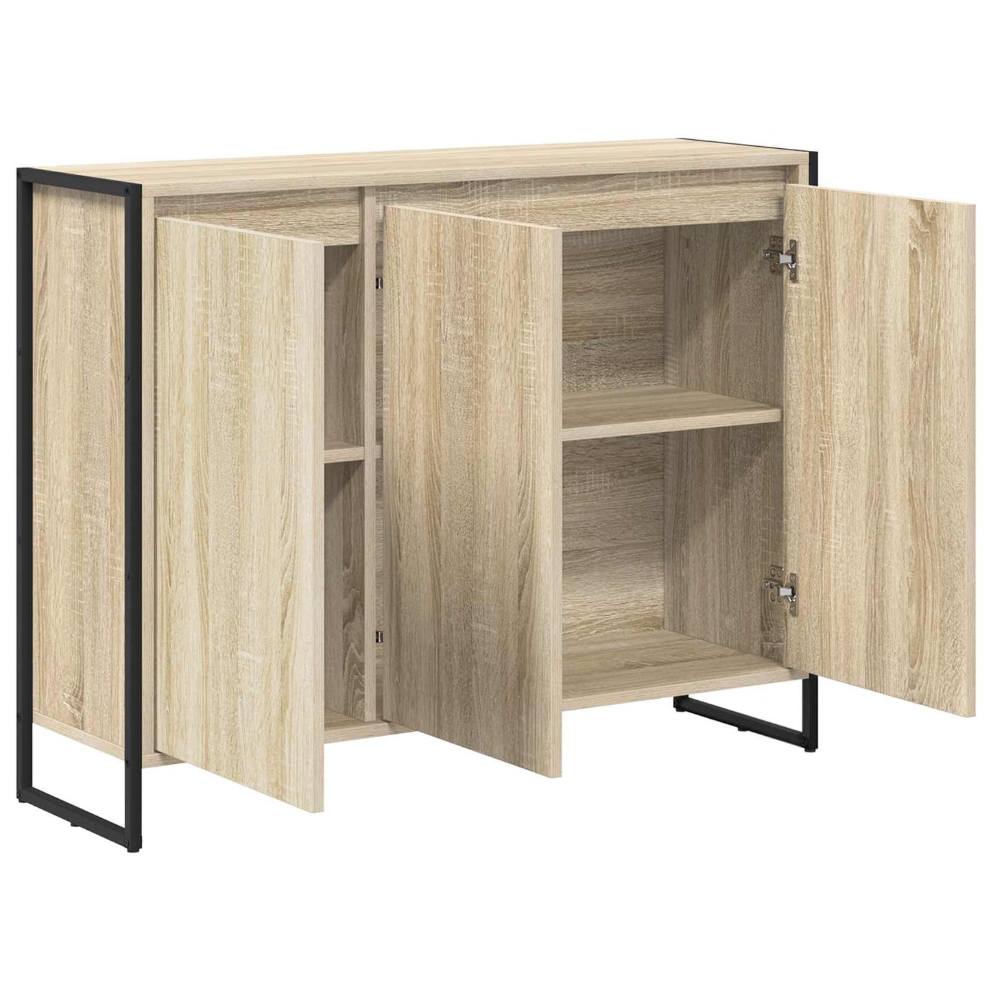 vidaXL Βοηθητικό ντουλάπι Σονόμα 96,5 x 30 x 75 εκ Επεξεργασμένο ξύλο