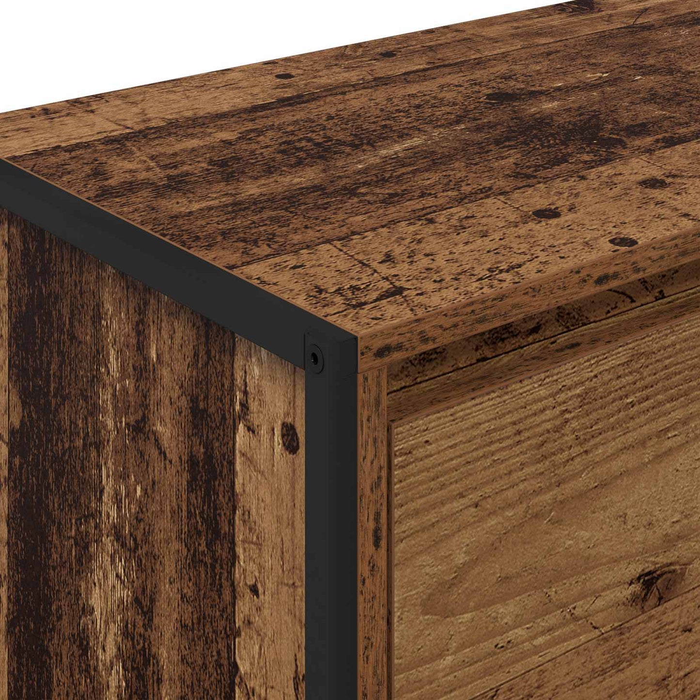vidaXL Βοηθητικό ντουλάπι Παλιό Ξύλο 96,5 x 30 x 75 εκ