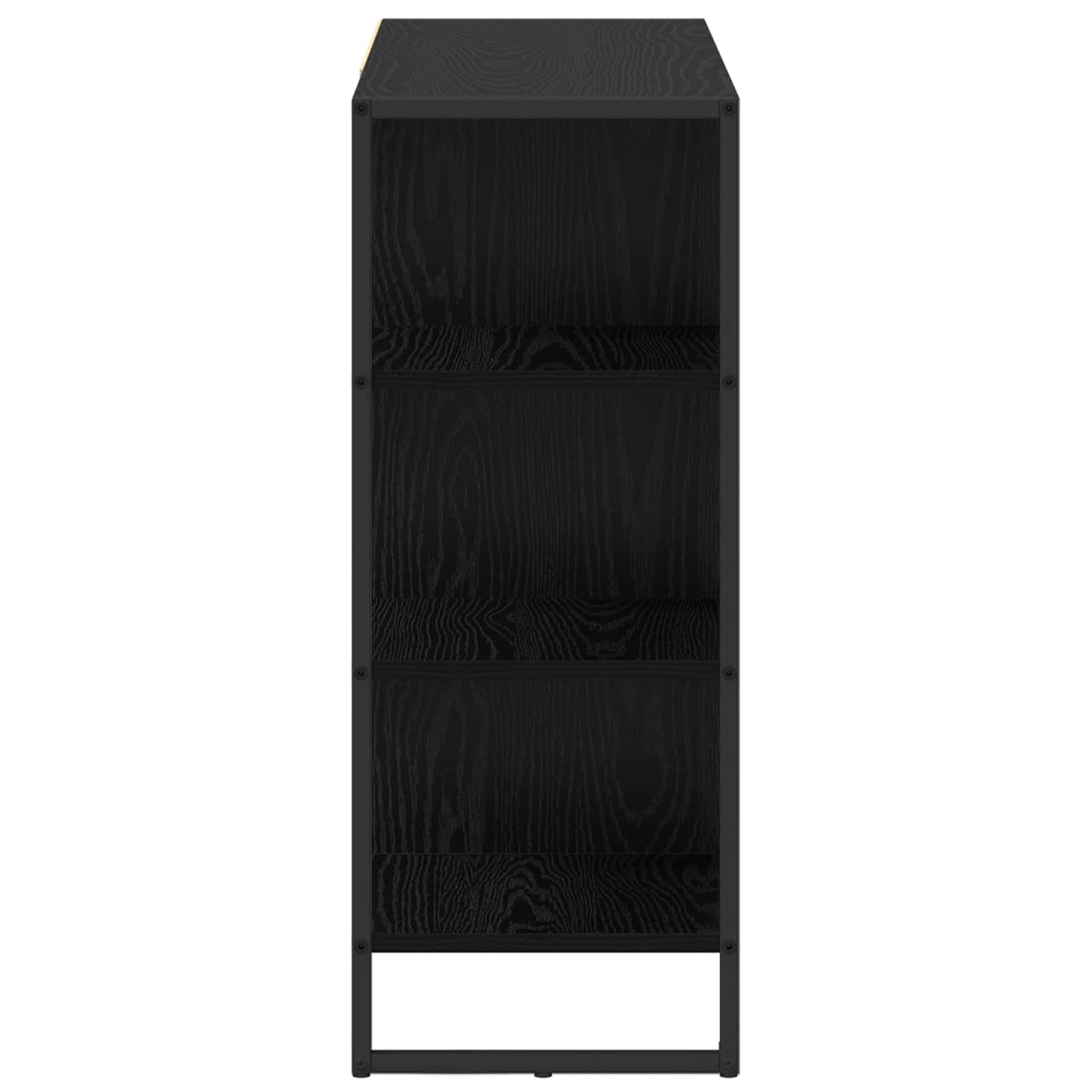 vidaXL Βοηθητικό ντουλάπι Μαύρη Οξυά 96.5 x 30 x 75 εκ