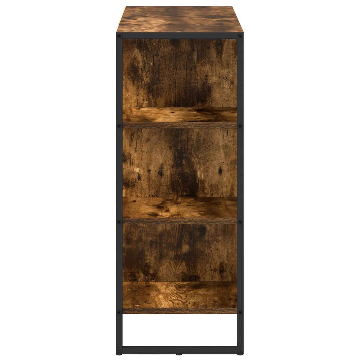 vidaXL Βοηθητικό ντουλάπι Καπνιστό Δρύς 96.5 x 30 x 75 εκ