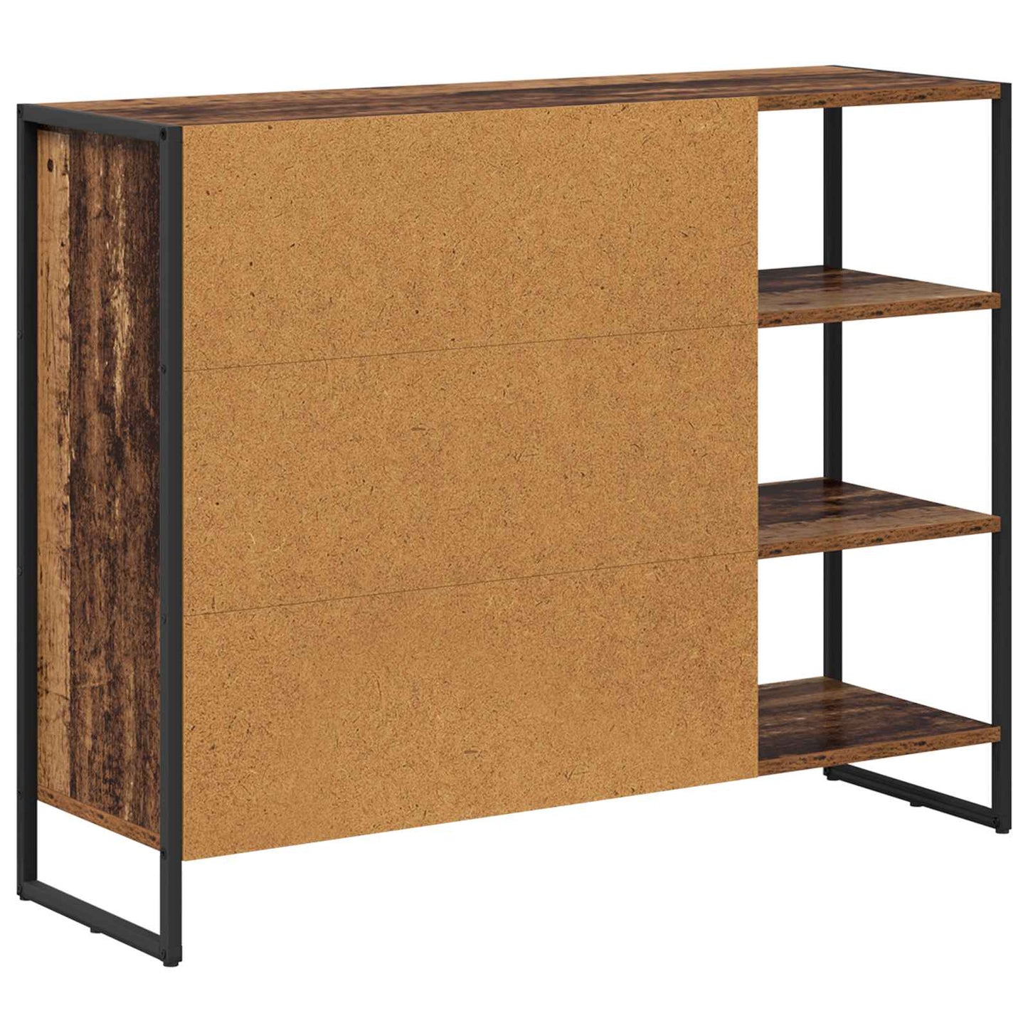 vidaXL Βοηθητικό ντουλάπι Παλιό Ξύλο 96.5 x 30 x 75 εκ