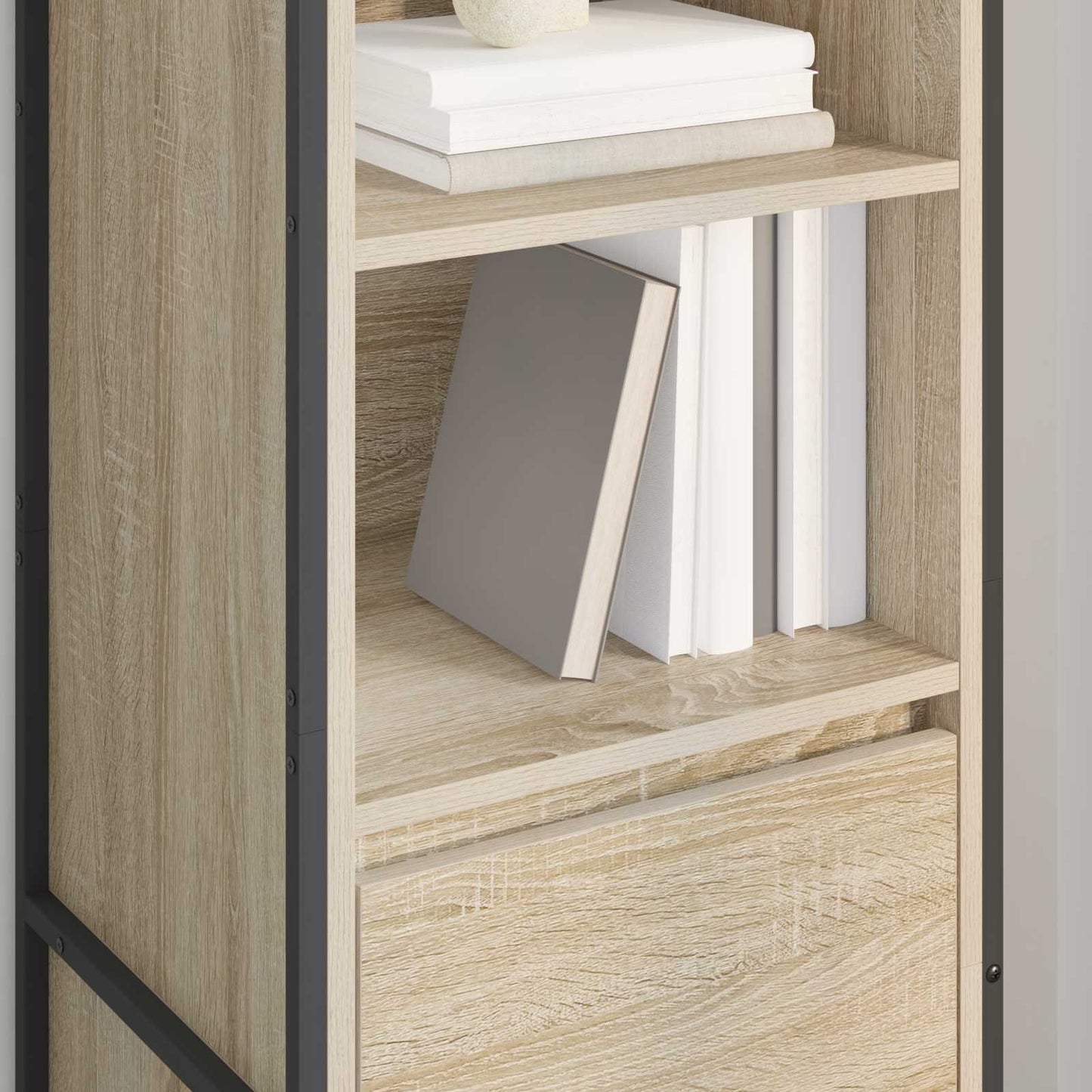 vidaXL Βιβλιοθήκη Σονόμα 43 x 36 x 150.5 εκ Επεξεργασμένο ξύλο