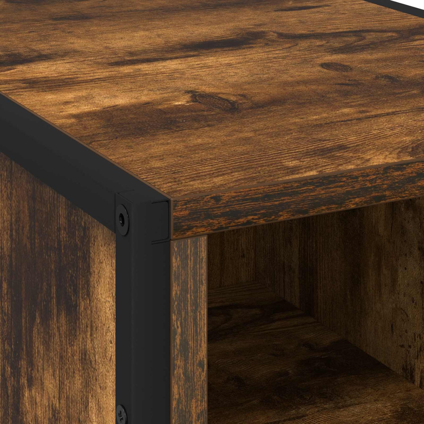 vidaXL Βιβλιοθήκη Καπνιστό Δρύς 43 x 36 x 150.5 εκ Επεξεργασμένο ξύλο