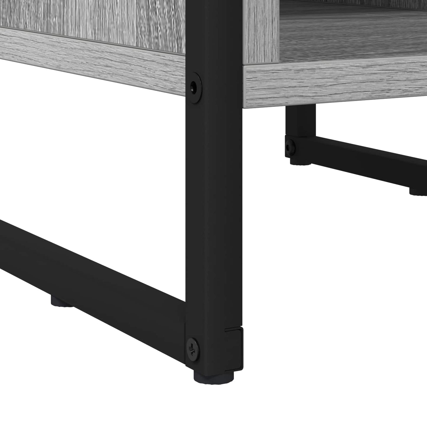 vidaXL Κομοδίνο Γκρίζο Σονομα 39.5 x 30 x 50 εκ Επεξεργασμένο Ξύλο