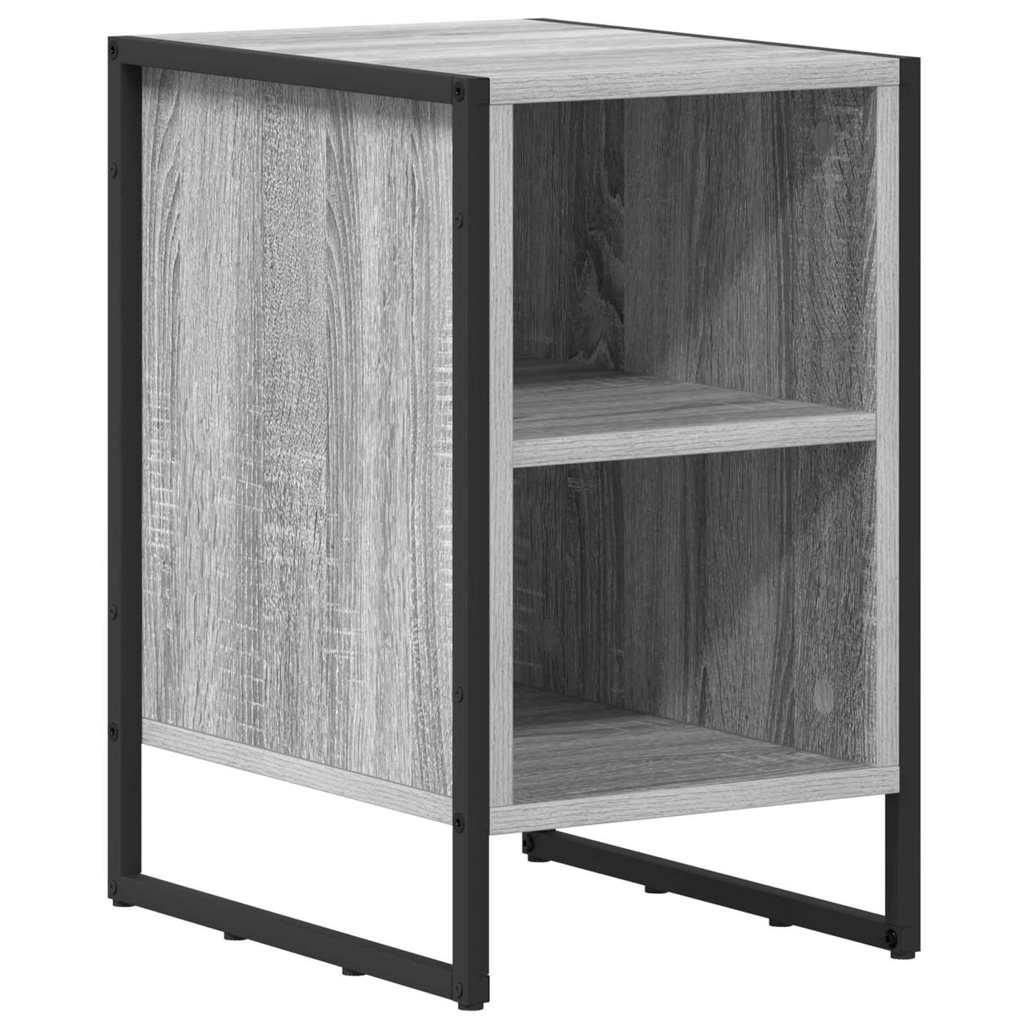 vidaXL Κομοδίνο Γκρίζο Σονομα 39.5 x 30 x 50 εκ Επεξεργασμένο Ξύλο