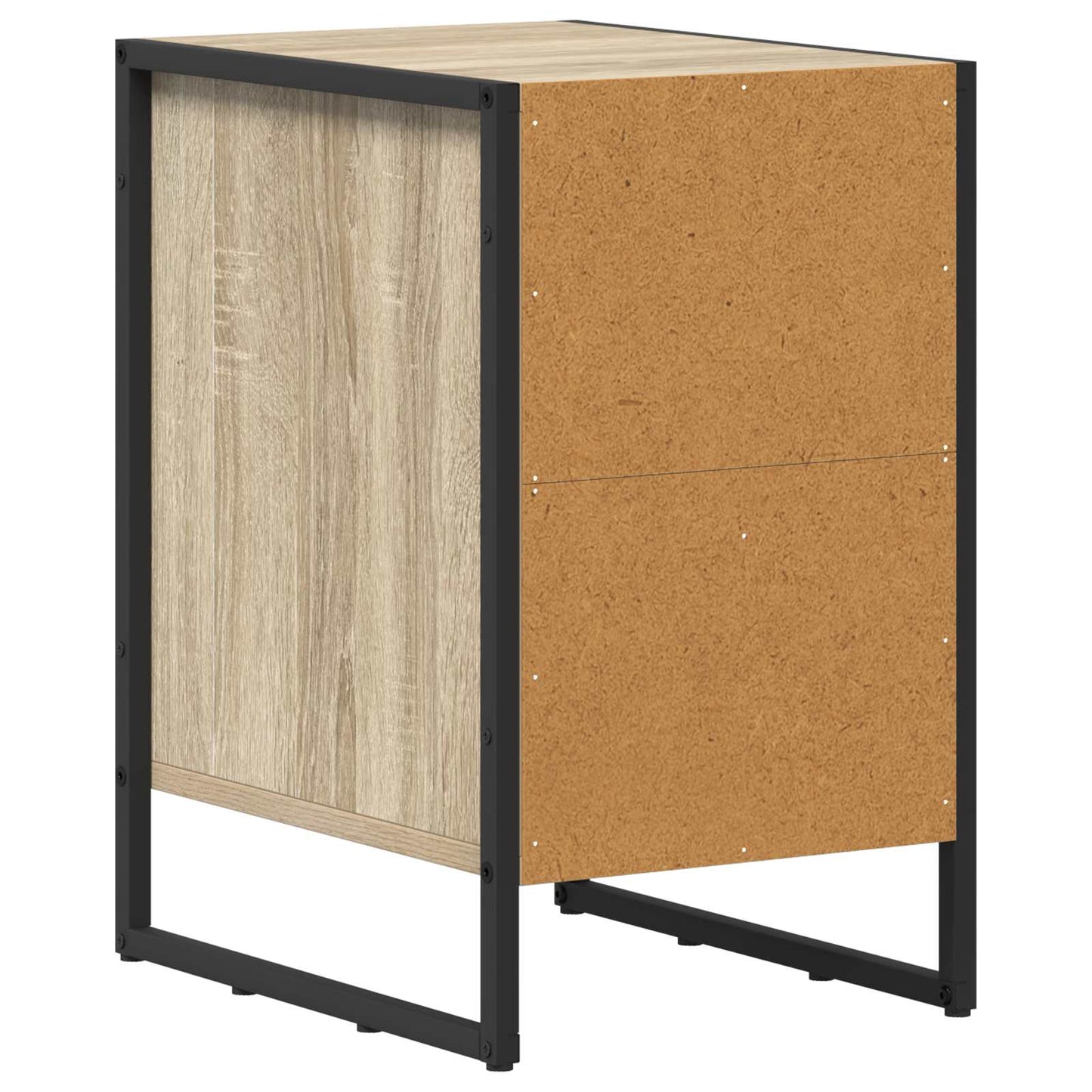 vidaXL Κομοδίνο 2 pcs Σονόμα 39,5 x 30 x 50 εκ Επεξεργασμένο ξύλο