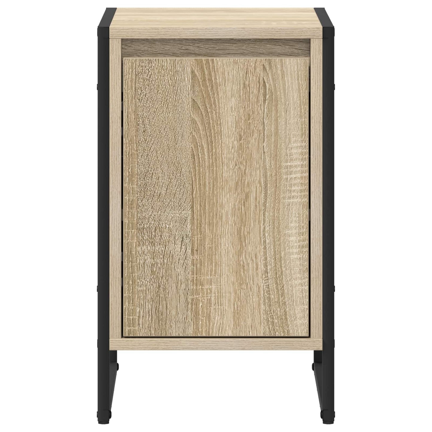 vidaXL Κομοδίνο 2 pcs Σονόμα 39,5 x 30 x 50 εκ Επεξεργασμένο ξύλο