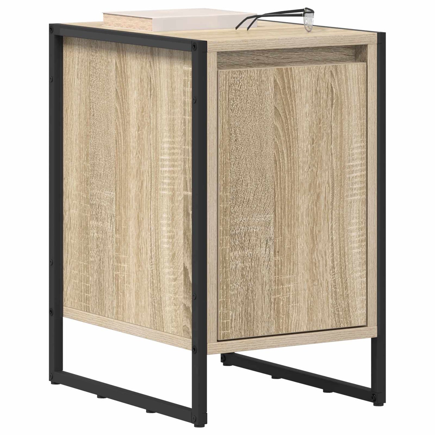 vidaXL Κομοδίνο 2 pcs Σονόμα 39,5 x 30 x 50 εκ Επεξεργασμένο ξύλο
