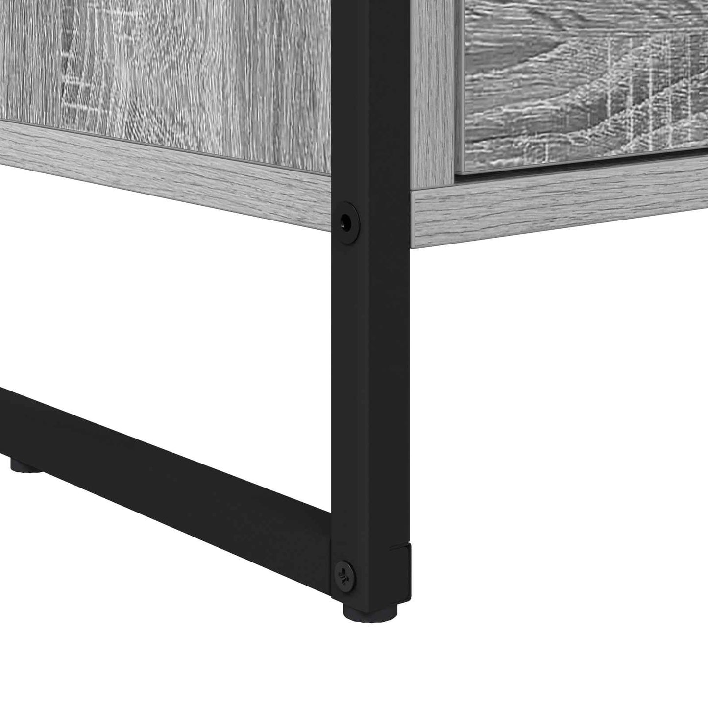 vidaXL Κομοδίνο 2 pcs Γκρίζο Σονομα 39,5 x 30 x 50 εκ