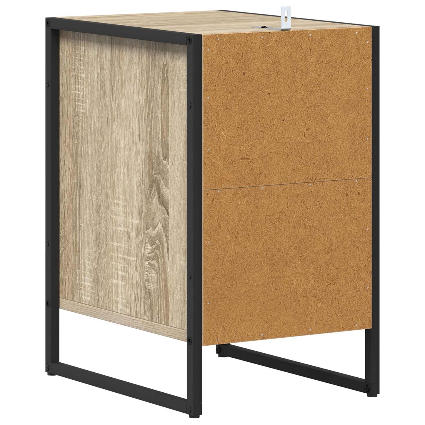 vidaXL Κομοδίνο 2 pcs Σονόμα 39,5 x 30 x 50 εκ Επεξεργασμένο ξύλο