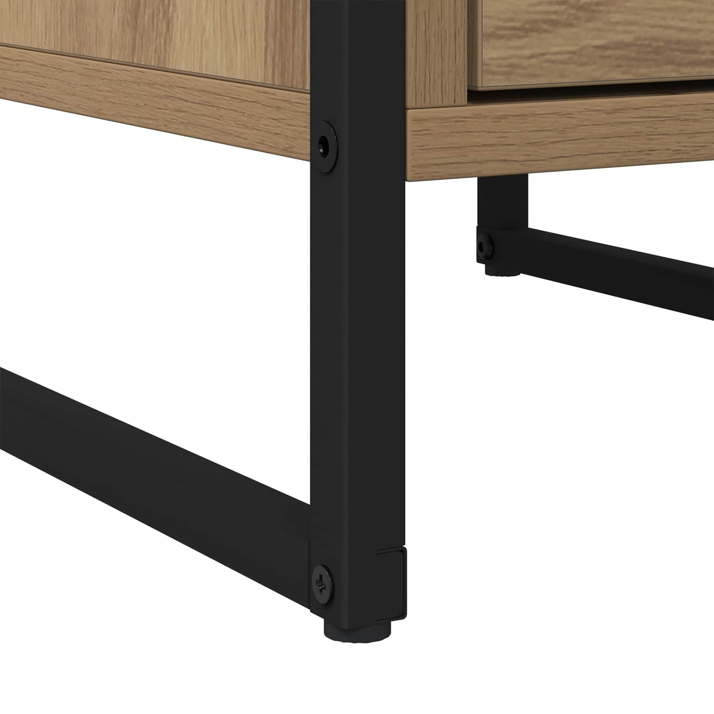 vidaXL Κομοδίνο Artisan Δρυς 39,5 x 30 x 50 εκ Επεξεργασμένο Ξύλο