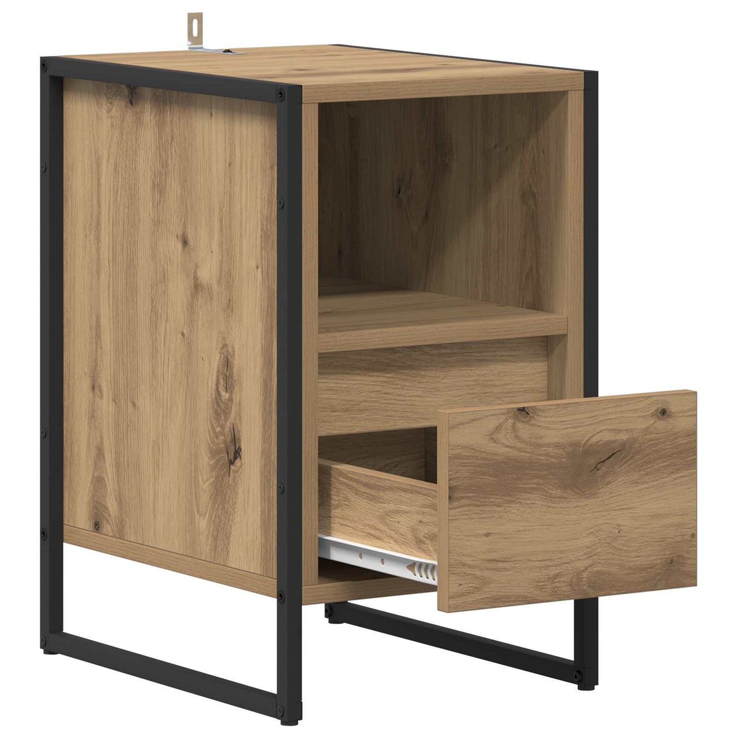 vidaXL Κομοδίνο Artisan Δρυς 39,5 x 30 x 50 εκ Επεξεργασμένο Ξύλο