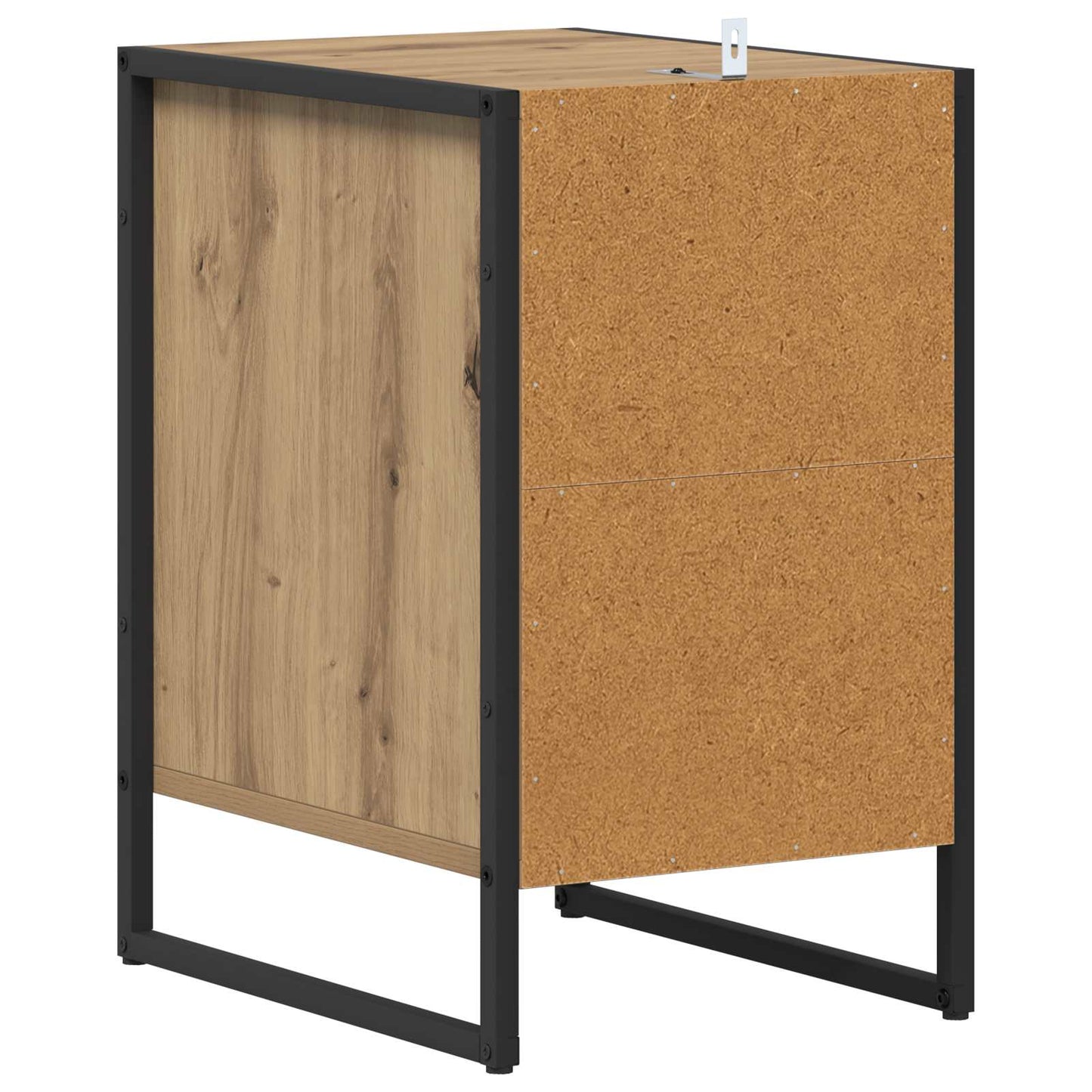 vidaXL Κομοδίνο Artisan Δρυς 39,5 x 30 x 50 εκ Επεξεργασμένο Ξύλο